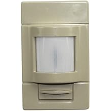 Sensor Switch Iplh-W Flourescent/Incandescent Large Area Wall Switch Highmount Sensor; Ivory