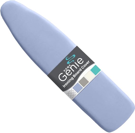 HOME GENIE Ironing Board Cover with Extra Thick Padding, 15x54, Blue