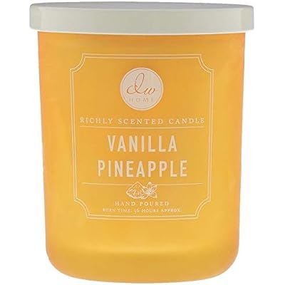 Large Vanilla Pineapple Scented Candle