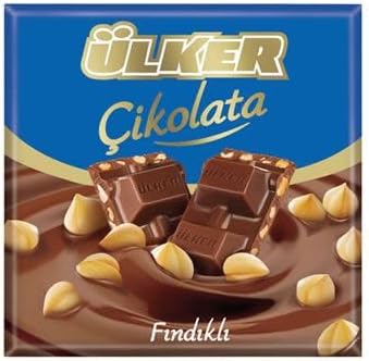 ÜLKER Kare Fındıklı Çikolata, 60 Gr