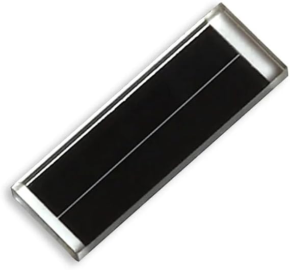 Mirror Single Slit Diffraction Glass Optical Instrument Physical Optics high-Precision Slit Grating Teaching Instrument (Color : Mirror Single Slit, Size : 23X8MM_2MM)
