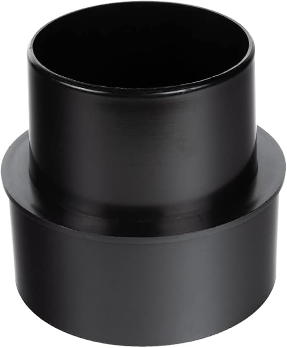 POWERTEC 70170 5 to 4 Reducer Dust Collection Fitting, ABS Plastic (Black)