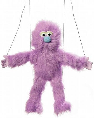 Silly Puppets Purple Monster Marionette String Puppet