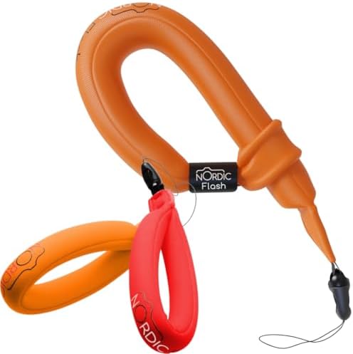 Nordic Flash Camera Floats 1p Orange Bundle with Camera Floats 2p Red Orange