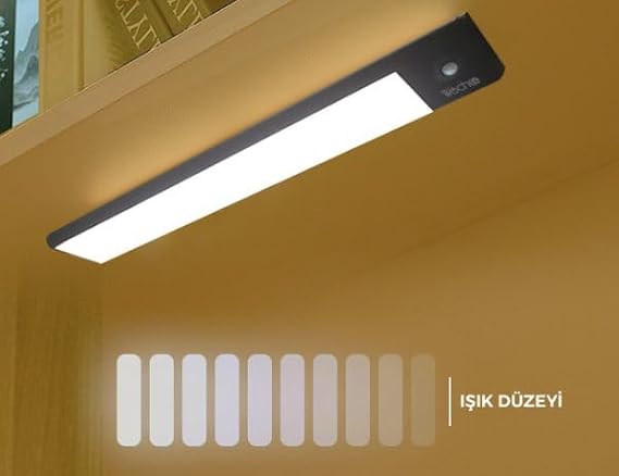 Wochee Bella S23 Sensörlü Akıllı LED Lamba (Beyaz Işık) (Siyah) [Enerji Sınıfı A]