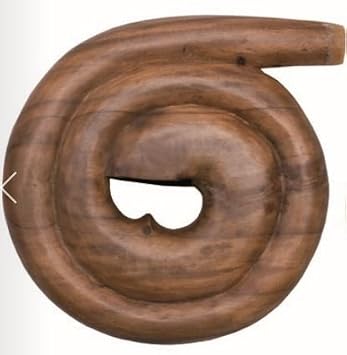 Terre Didgeridoo Spiral Big Suar, 14" Diameter (Natural)