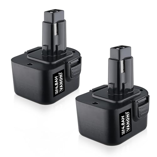 VANON 4.8Ah 12V NiMh Replacement for Dewalt 12V Battery DW9071 DW9072 DC9071 DE9037 DE9071 DE9072 DE9074 DE9075 152250-27 397745-01 2 Pack