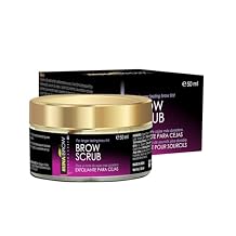 MINA Brow Scrub | For Long-Lasting Henna Or Tint | Natural Extracts Gently Exfoliate The Skin | Prepare The Area For Henna Or Tint 50ml | Organic Brow Scrubber for Tinting Process