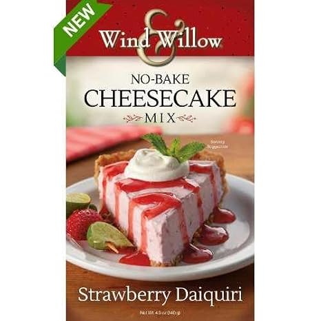 Wind & Willow Strawberry Daiquiri No-Bake Cheesecake Mix