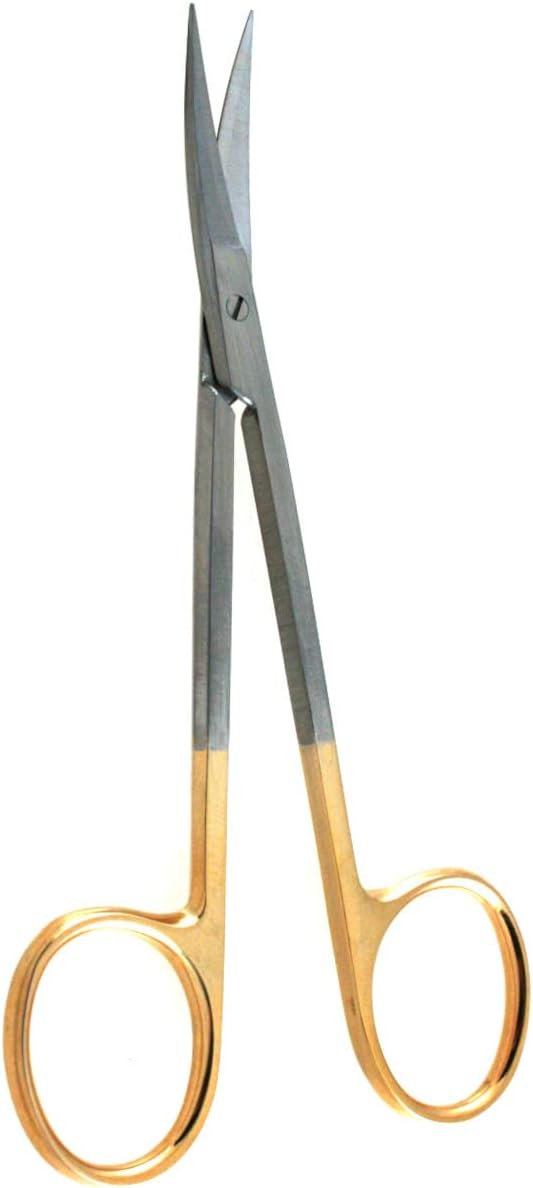 Super-Cut TC Iris Scissors 4.5" Curved Sharp Sharp Points SurgicalExcel