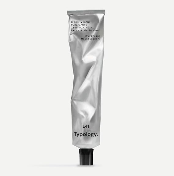 Typology L41 Purifying Moisturizer (4% Zinc PCA + Bamboo Extract) Travel Size 0.5 Fl. Oz