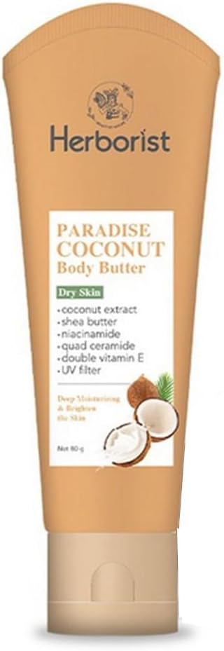 Herborist Herborist Body Butter, 2.8 oz 80 g, Coconut