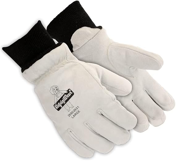 RefrigiWear Unisex Freezer Dexterity Work Glove, White - L