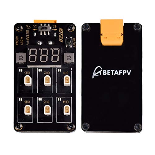 BETAFPV BT2.0 1S Battry Charger Board Adapter 4.35V for BT2.0 1S FPV Battery Like 300mAh 1S 450mAh 1S Lipo Battery with BT2.0 Connector Charger Board & Adapter