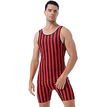 TiaoBug Men's One Piece Swimsuit Bikini Water Sports Workout Fitness Muscle Bodysuit Romper
