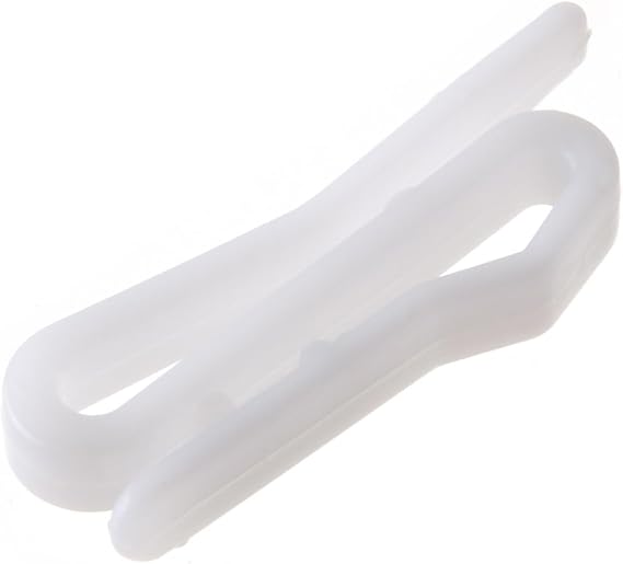 Aicosineg Curtain Hooks,30Pcs 1.34inch Length Curtain Hook Plastic Pin-On Drapery Hooks Curtain Pleat Hook for Home Door Curtains Window Curtains Shower Curtains White Tone