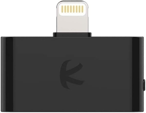 i10L (Black) : Digital Bluetooth Splitter Transmitter for iPhone, iPad, iPod Touch with Lightning Connector. Works Well Streaming to 2 Sets Apple AirPods (or 1 Set AirPods, 1 Set Bose Headset)