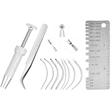 20G 18G 16G 14G Piercing Taper Insertion Pins Piercing Taper Ball Grabber Tool for Changing Jewelry Piercing Measure Gauge Measurement Stainless Steel Body Jewelry Kit for Ear Nose Lip Studs