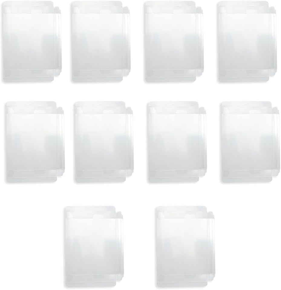 10Pcs Clear Protective Box Case Sleeve Protectors for NES Game Cartridge Box