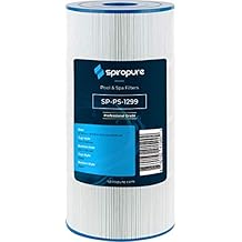 SpiroPure Replacement for Hayward C1250 CX1250RE ASL Full-Flo Pleatco PA125 Unicel C-9499 Pure N Clean PC-1299 Hot Tub Spa Pool Filter Replacement Cartridge