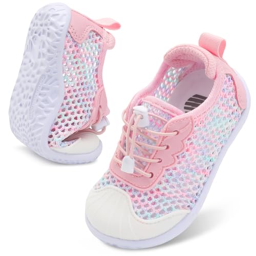 Barerun Toddler Water Shoes Barefoot Kids Water Shoes Boys Girls Aqua Socks Quick-Dry Breathable Toddler Sandals Slip on Indoor Outdoor Walking Shoes for Beach Swim Pool
