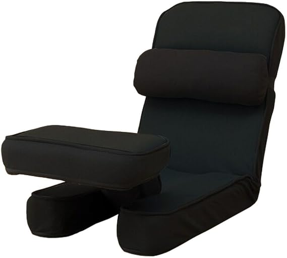 NITORI ニトリ Gaming Floor Chair 2 Black Width 49 x Depth 88 x Height 71 cm 5688887