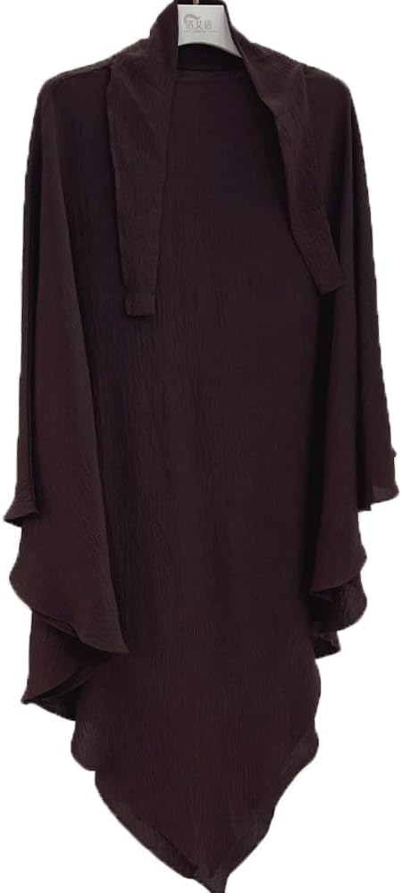 Women Muslim Long Khimar Ramadan Eid Prayer Garment Hijab Dubai Middle East Hijab Solid Color Hijab Islamic Arab Burqa