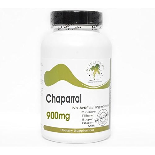 Chaparral 900mg ~ 180 Capsules - No Additives ~ Naturetition Supplements