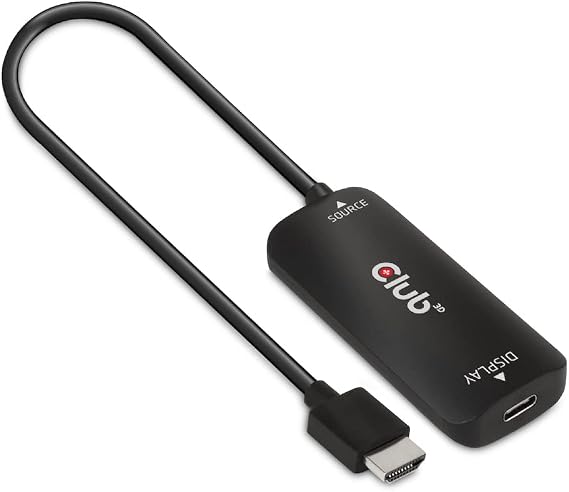 CLUB3D CAC-1336 HDMITM+ Micro USB to USB Type-C 4K120Hz or 8K30Hz M/F Active Adapter