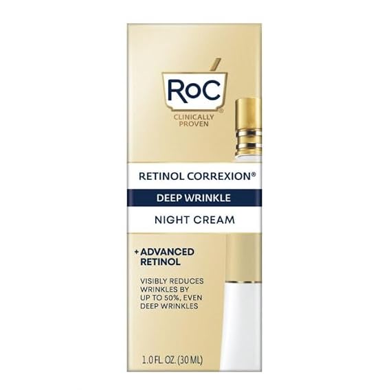 RoC Retinol Correxion Deep Wrinkle Night Cream 1 fl oz