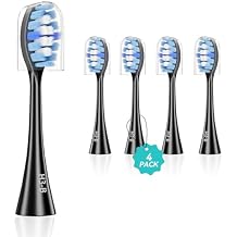 HEYAXA Sonic Electric Toothbrush Head D62, Replacement Toothbrush Heads, 4 Pcs, H3-B