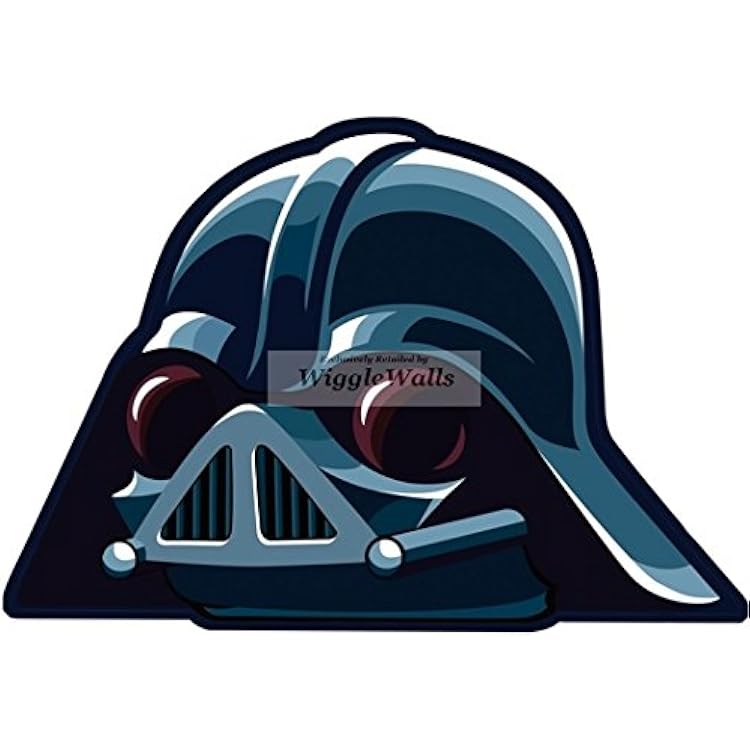 7 Inches Darth Lard Vader Bad Pig Pigs Piggy Angry Birds Star Wars Removable Peel Self Stick Adhesive Vinyl Decorative Wall Decal Sticker Art Kids Room Home Decor Girl Boy 7x4 Inch