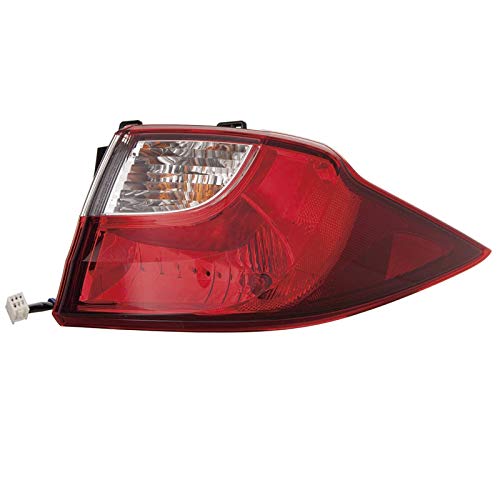 HEADLIGHTSDEPOT Right Passenger Side Tail Light Compatible With Mazda 5 03-17 CAPA Certified