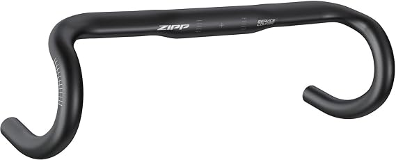 Zipp Speed Weaponry Service Course 70 Ergo Drop Handlebar - Aluminum, 31.8mm, 38cm, Bead Blast Black, B2