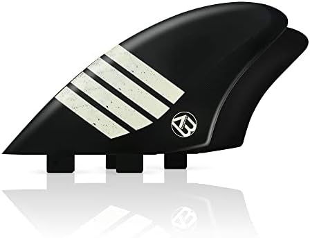 Surfboard Twin Keel Fins (2 Fins) Dual Tab Single Tab Sizes Nylon Plastic Fins for Longboard Surfboard Funboard