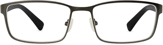 Foster Grant Ti-tech premium reading glasses hyperflex hinge TI104 gunmetal +1.00