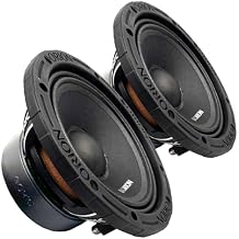 ORION XTR XTX658DC High Efficiency 6.5" Mid-Range Dust Cap Loudspeakers, 1400W Max Power, 350W RMS, 8 Ohm, 1.5" Voice Coil - Pro Car Audio Stereo, Midrange Speakers (Pair)