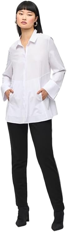 Woven Button-Down Blouse With Pockets by Joseph Ribkoff - 243958 (T)