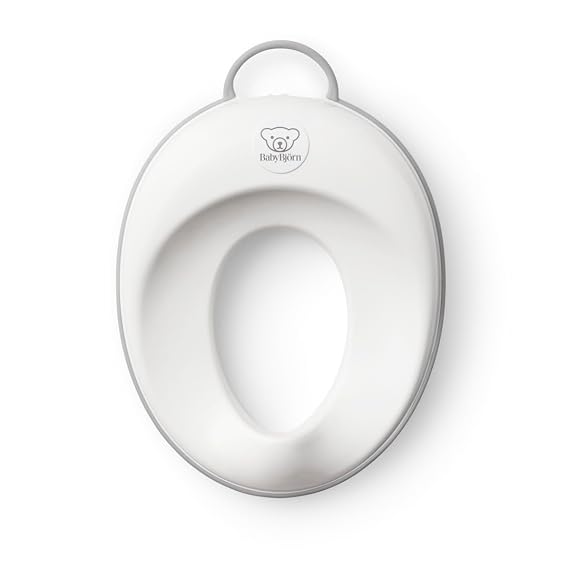 BabyBjorn Toilet Training Seat, White/Grey