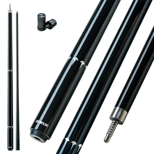 ZOKUE Elite Series Carbon Fiber Pool Cue Stick Low Deflection Full Carbon Technology Cue Stick for Beginner Primary Pool Stick with 12.5mm Tip Easy to Control Powerful and Precise Pro Taper