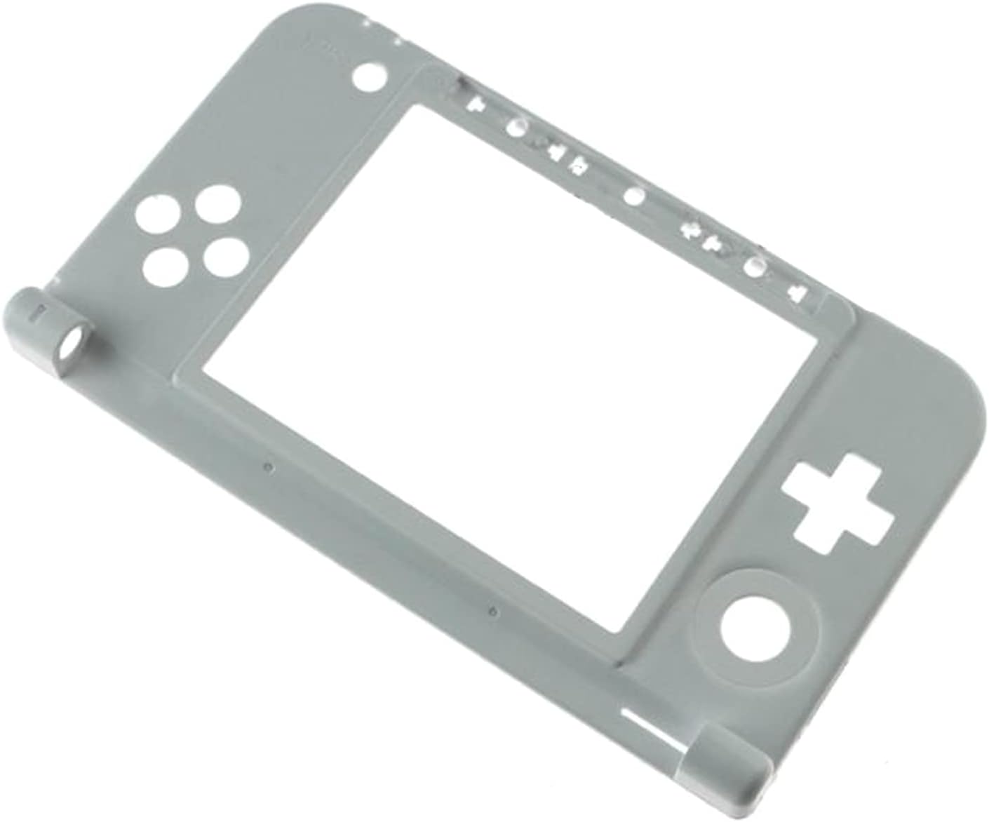 3DS XL LL Replacement Hinged Part Bottom Middle Frame Shell Housing Case for 3DSXL Game Console Case Housing Shell Replacement Black