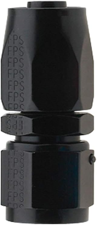 Fragola 220106-BL Pro-Flow Black Size (-6) Straight Hose Fitting