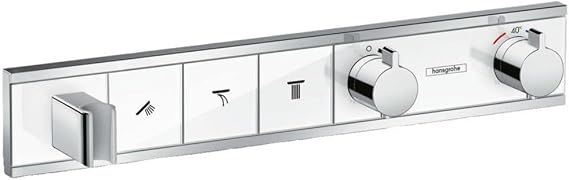 Hansgrohe 15356400 HG RainSelect 3-Function Recessed White/Chrome, Chrome