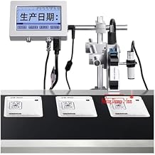 5-inch TIJ Online Inkjet Printer Variable Expiry Date Automatic Batch Code QR Barcode Logo Mask Glass Plastic Bag Cans Printer,Date Coding Machine,12.7mm