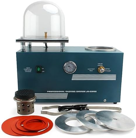 2L Vacuum Investing Casting Machine, Jewelry Lost-Wax Casting Combination Vacuum Casting Machine, for Jewelry Casting Processing