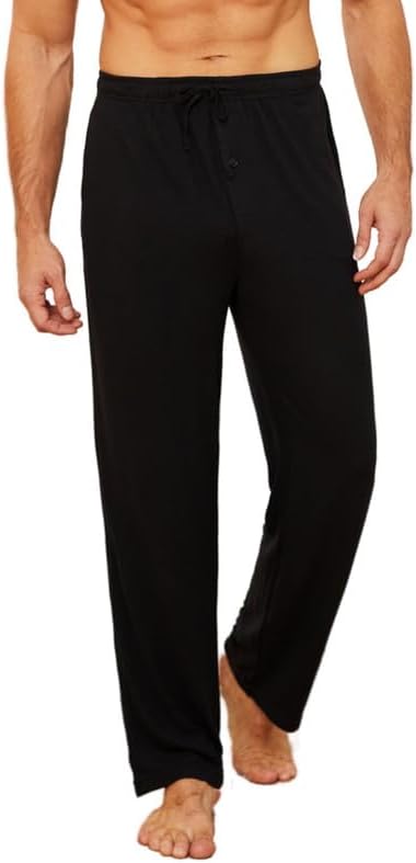 U2SKIIN Mens Pyjama Bottoms Soft Stretch Lounge Pants Relaxed Fit