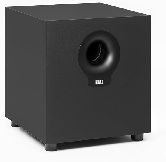 ELAC Debut 2.0 DS102.2 200ワット電源サブウーファーマットブラック