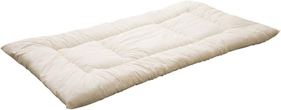Emur Teijin Mighty Top IIR Space-Saving Mattress Futon, Made in Japan, Approx. Width 37.4 x Depth 76.8 inches 95 x 195 cm, 100% Cotton, Antibacterial, Odor Resistant, Dust Mite Resistant