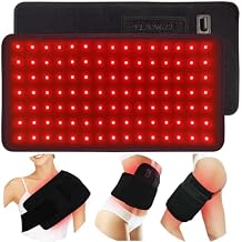 Red Light Therapy Infrared Light Therapy Pad Wearable Wrap Heating Pad for Body Pain Relief Back Waist Shoulder Knee Feet Faster Body Energy Recovery with Timer