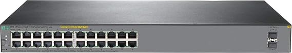 HEWLETT PACKARD Enterprise OfficeConnect 1920S 24G 2SFP PoE+ 370W Managed L3 Gigabit Ethernet (10/1